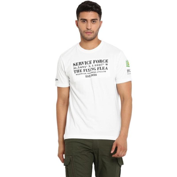 Royal Enfield Royal Enfield Flying Flee T-Shirt White